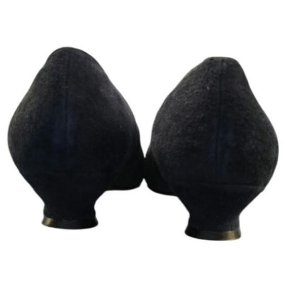 Jasmin Blue Suede Low‎ Heel Pleated Toe Size 9M NiB - Picture 6 of 8